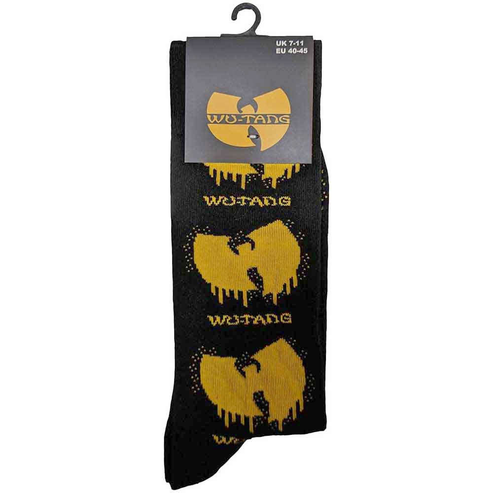 WuTang Clan - Dripping Logo Socken - Schwarz
